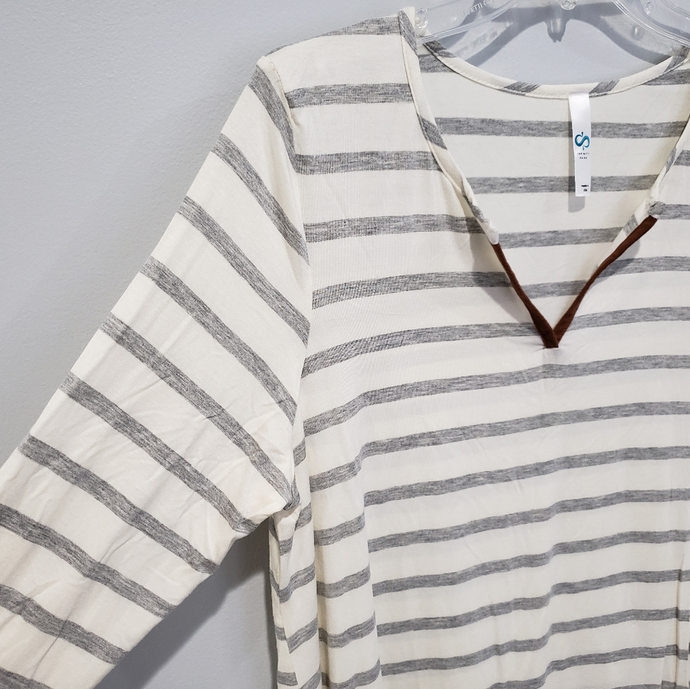 NWOT Infinity Raine striped tunic - Picture 2 of 5